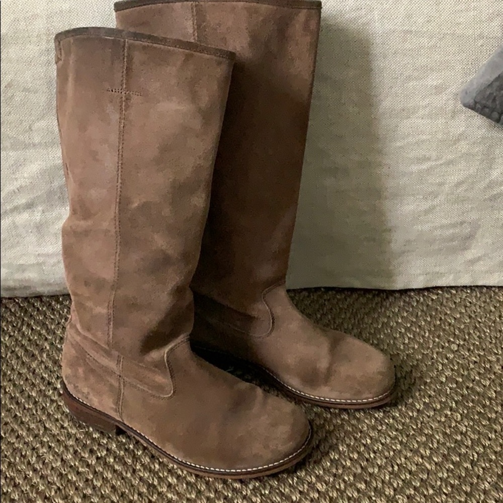 Kickers Brown Seude Boots
